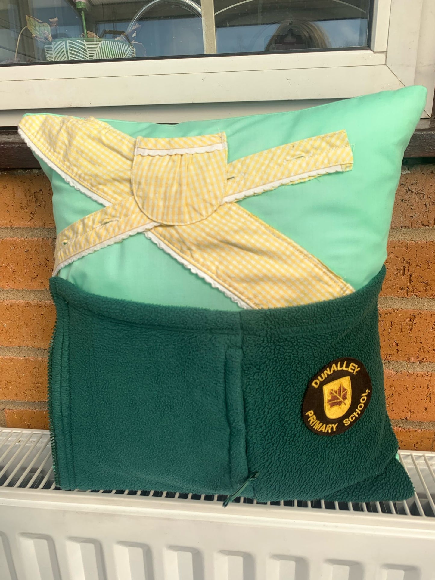 School leaver keepsake cushion